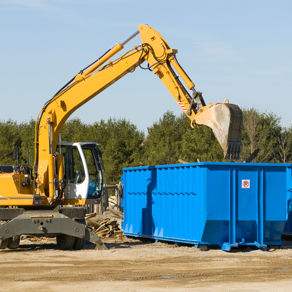 what size residential dumpster rentals are available in Wakita Oklahoma